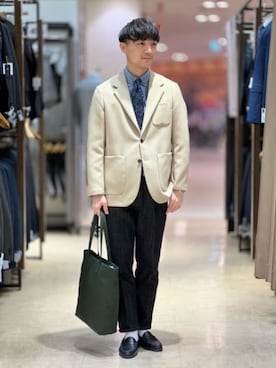 SUIT SQUAREさん（メンズ・175cm）の冬コーディネート