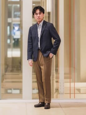 SUIT SQUAREさん（メンズ・173cm）の冬コーディネート