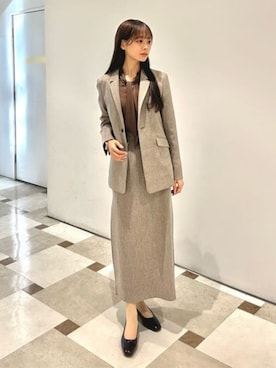 SUIT SQUAREさん（レディース・161cm）の冬コーディネート