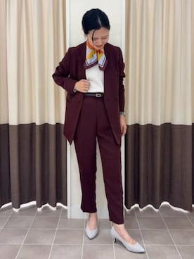 「パーティー」｜SUIT SQUAREさん（レディース・158cm）の冬コーディネート