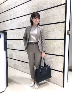 SUIT SQUAREさん（レディース・157cm）の冬コーディネート