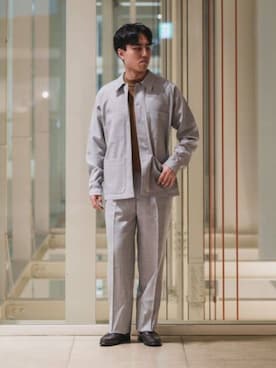 「SUIT SQUARE（スーツスクエア）のアイテム」を使った、SUIT SQUAREさん（メンズ・174cm）の夏コーディネート