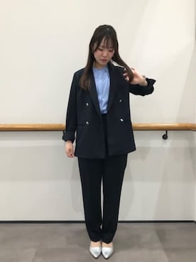 SUIT SQUAREさん（レディース・155cm）の冬コーディネート