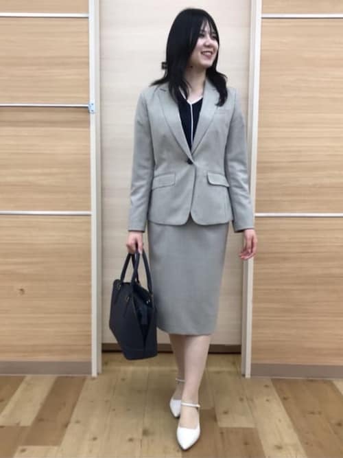 AOYAMA セレモニースーツ スカートスーツ 「洗える・防シワ