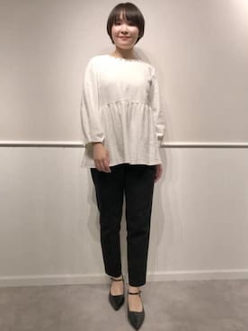 「アイテム（スーツセット）」を使った、SUIT SQUAREさん（レディース・161cm）の冬コーディネート