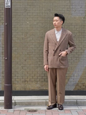 SUIT SQUAREさん（メンズ・175cm）の冬コーディネート