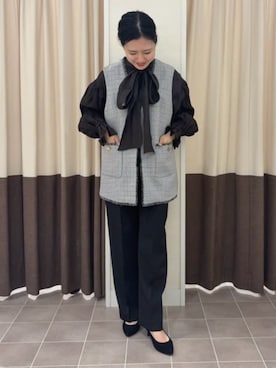 SUIT SQUAREさん（レディース・158cm）の冬コーディネート