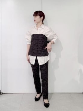 SUIT SQUAREさん（レディース・156cm）の冬コーディネート