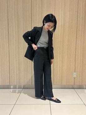 SUIT SQUAREさん（レディース・158cm）の冬コーディネート