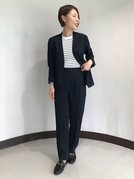 SUIT SQUAREさん（レディース・154cm）の冬コーディネート