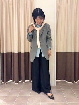 SUIT SQUAREさん（レディース・158cm）の冬コーディネート