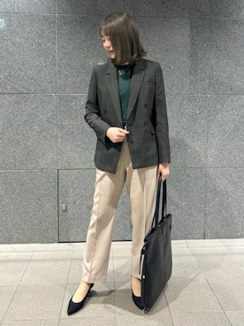 SUIT SQUAREさん（レディース・163cm）の冬コーディネート