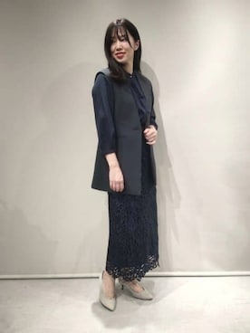 SUIT SQUAREさん（レディース・160cm）の冬コーディネート