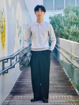 SUIT SQUAREさん（メンズ・179cm）の冬コーディネート