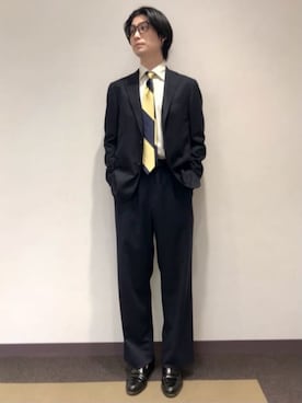 SUIT SQUAREさん(メンズ・175cm)の冬コーディネート