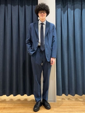 「SUIT SQUARE（スーツスクエア）のアイテム」を使った、SUIT SQUAREさん（メンズ・182cm）の春コーディネート