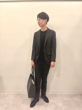 「スーツ」｜SUIT SQUAREさん（メンズ・174cm）の春コーディネート