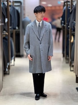 SUIT SQUAREさん（メンズ・175cm）の冬コーディネート