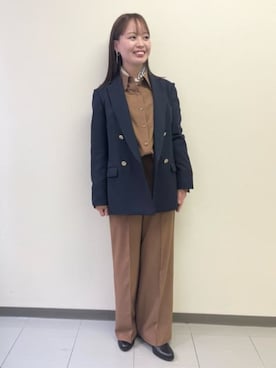 SUIT SQUAREさん（レディース・156cm）の冬コーディネート