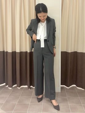 「スーツ」｜SUIT SQUAREさん（レディース・158cm）の春コーディネート