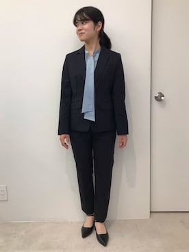 SUIT SQUAREさん（レディース・158cm）の冬コーディネート