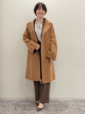 「アイテム（スーツセット）」を使った、SUIT SQUAREさん（レディース・161cm）の冬コーディネート