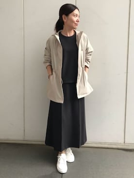 「アイテム（マウンテンパーカー）」を使った、SUIT SQUAREさん（レディース・158cm）の冬コーディネート