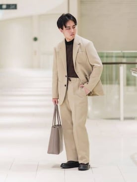 SUIT SQUAREさん（メンズ・173cm）の冬コーディネート