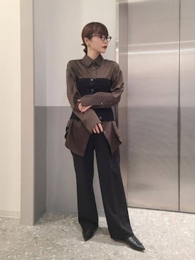 SUIT SQUAREさん(レディース・156cm)の冬コーディネート