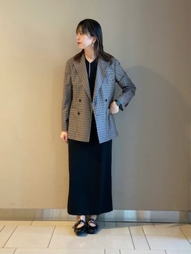 SUIT SQUAREさん（レディース・163cm）の冬コーディネート