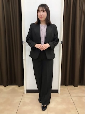 SUIT SQUAREさん（レディース・154cm）の冬コーディネート