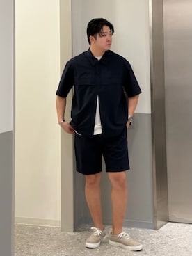 「SUIT SQUARE（スーツスクエア）のアイテム」を使った、SUIT SQUAREさん（メンズ・174cm）の春コーディネート
