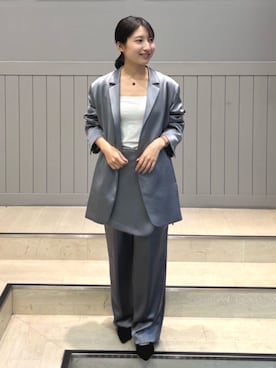 「アイテム（テーラードジャケット）」を使った、SUIT SQUAREさん（レディース・150cm）の冬コーディネート