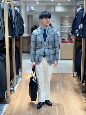 SUIT SQUAREさん（メンズ・175cm）の冬コーディネート