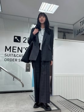 SUIT SQUAREさん（レディース・163cm）の冬コーディネート