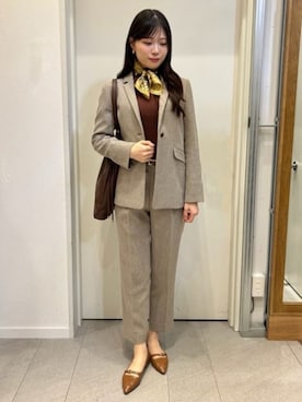 SUIT SQUAREさん（レディース・171cm）の冬コーディネート