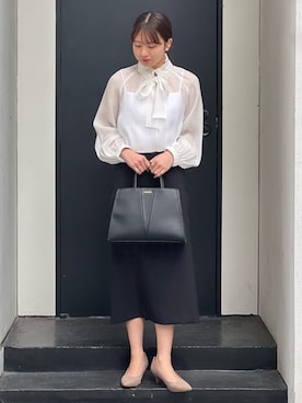 「SUIT SQUARE（スーツスクエア）のアイテム」を使った、SUIT SQUAREさん（レディース・163cm）の春コーディネート