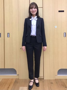SUIT SQUAREさん（レディース・161cm）の冬コーディネート