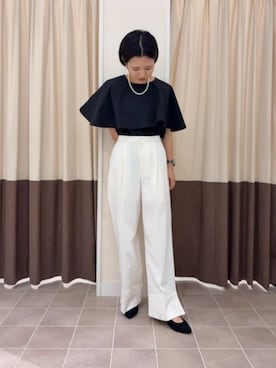 「CIS.（シス）のアイテム」を使った、SUIT SQUAREさん（レディース・158cm）の春コーディネート