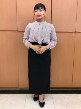 SUIT SQUAREさん（レディース・148cm）の冬コーディネート