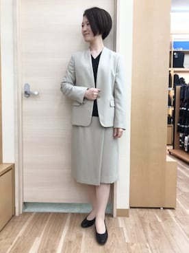 「スーツ」｜SUIT SQUAREさん（レディース・160cm）の春コーディネート