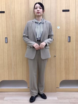 「通勤」｜SUIT SQUAREさん（レディース・159cm）の春コーディネート