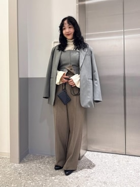SUIT SQUAREさん（レディース・155cm）の冬コーディネート