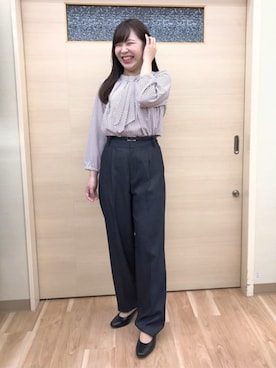 SUIT SQUAREさん（レディース・159cm）の冬コーディネート