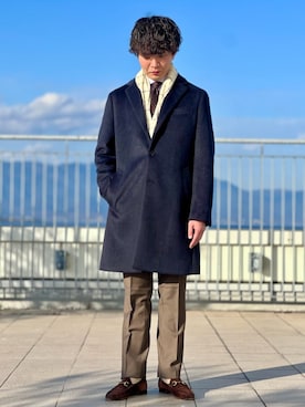 SUIT SQUAREさん（メンズ・170cm）の冬コーディネート