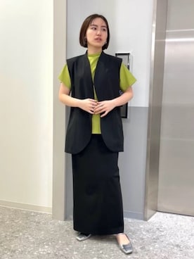 「CIS.（シス）のアイテム」を使った、SUIT SQUAREさん（レディース・157cm）の冬コーディネート