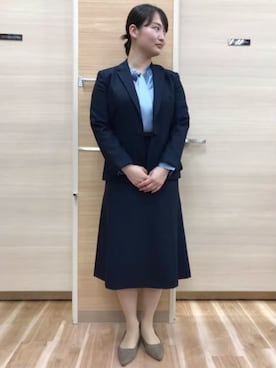 SUIT SQUAREさん（レディース・158cm）の冬コーディネート