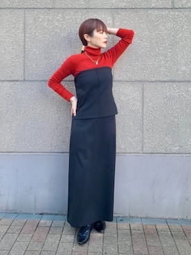 「CIS.（シス）のアイテム」を使った、SUIT SQUAREさん（レディース・156cm）の冬コーディネート