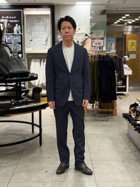 SUIT SQUAREさん（メンズ・171cm）の冬コーディネート