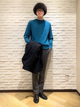 SUIT SQUAREさん（メンズ・182cm）の冬コーディネート